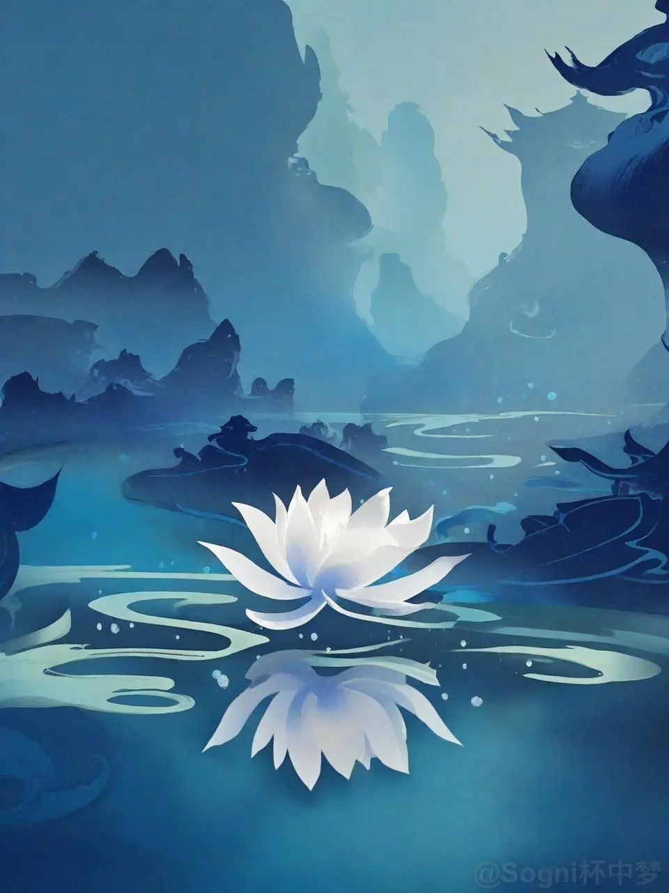 White Lotus Blue Waters 《玉莲清河》